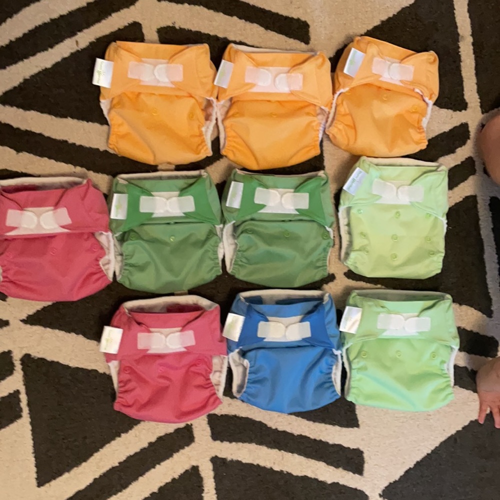 Bum Genius Velcro Cloth diapers hook and loop OS